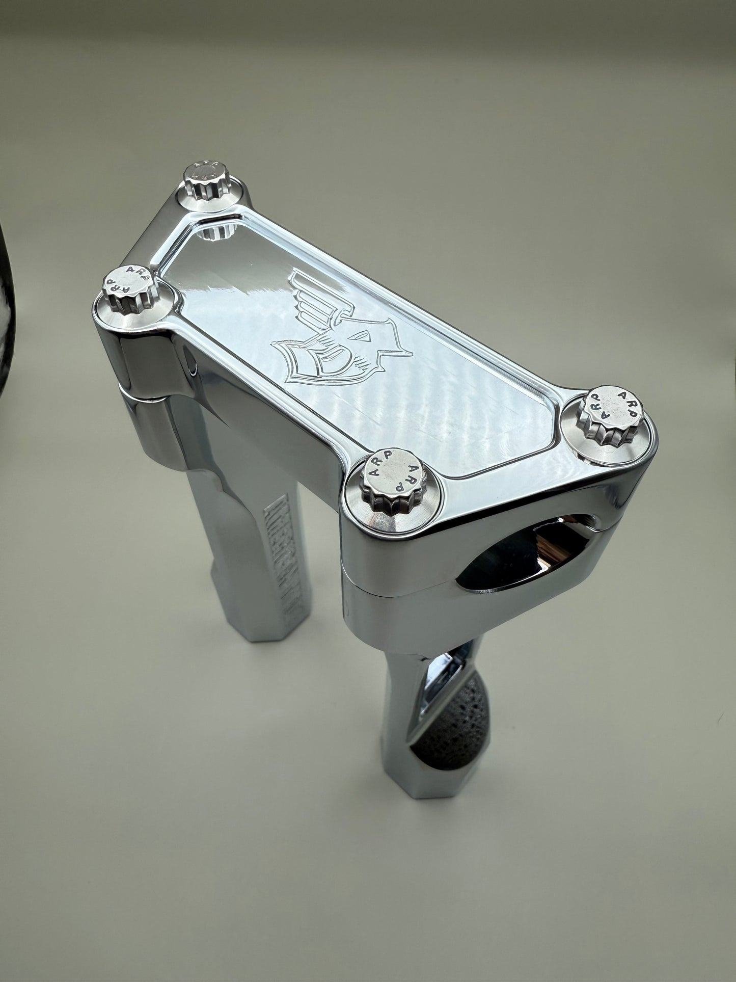 6.5" STRAIGHT RISER - CHROME