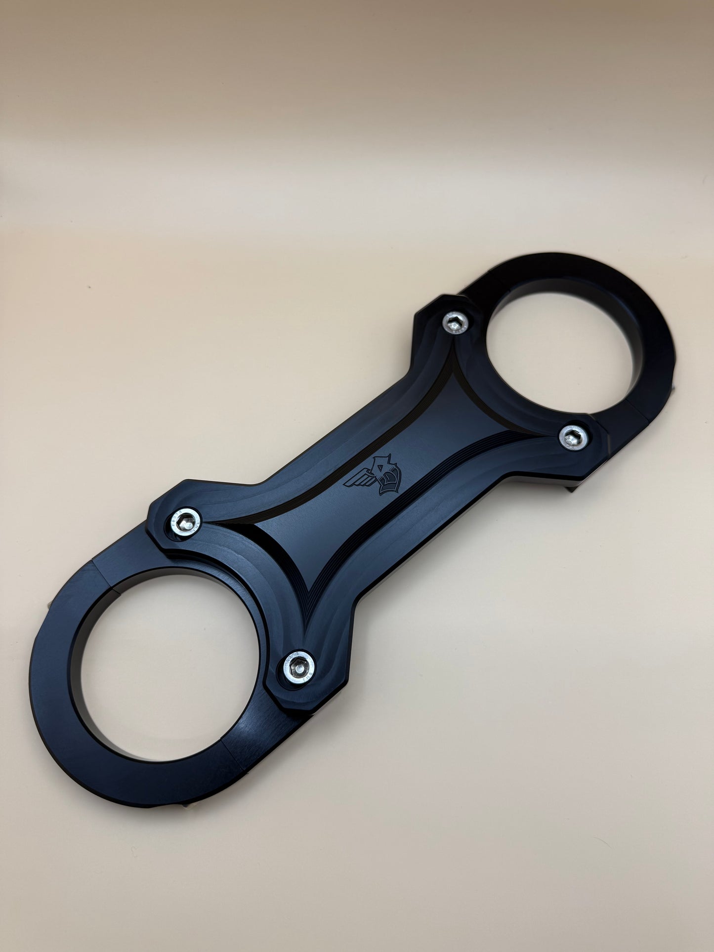 49mm Narrow Glide Fork Brace-ANTI FADE BLACK ANODIZE